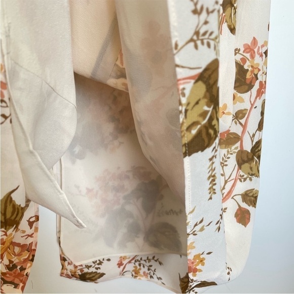 NWT Reformation Pyper Dress Bella White Yellow Floral Print Spaghetti Straps 6 - Picture 6 of 13